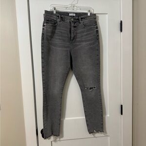 LOFT Gray Distressed Women's Jeans